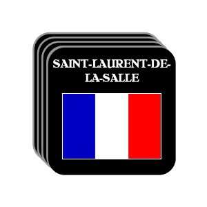 France   SAINT LAURENT DE LA SALLE Set of 4 Mini Mousepad Coasters