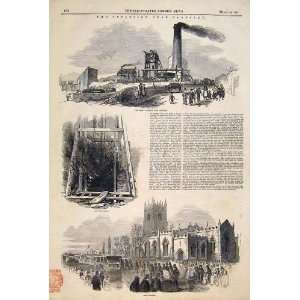    Explosion Barnsley Ardsley Colliery Coal Mine 1847