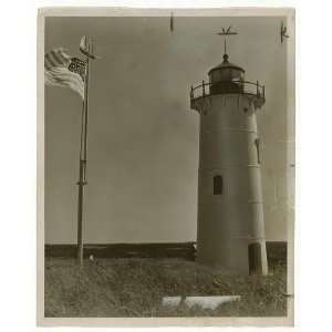   Chatham Lighthouse,Twin Lights,MA,Barnstable Co,1948