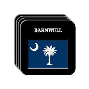 US State Flag   BARNWELL, South Carolina (SC) Set of 4 Mini Mousepad 