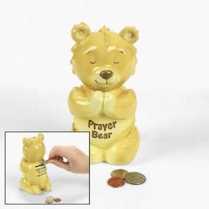  Prayer Bear Bank   Party Decorations & Room Decor Toys 