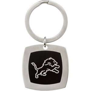  Stainless Steel Detroit Lions Logo Keychain Sports 