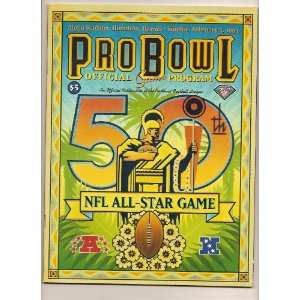  1995 NFL PRO BOWL progarm 