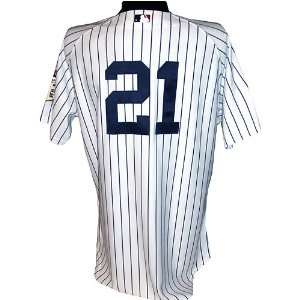  LaTroy Hawkins #21 2008 Yankees Game Used Home Pinstripe 