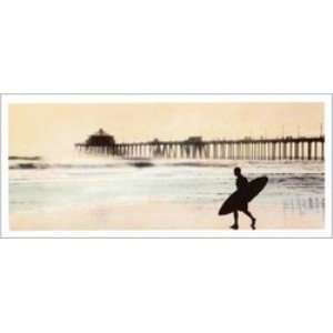  Surfer at Huntington 24x12, Beveled