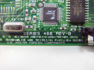 American Megatrends Series 466 PCI SCSI RAID Controller Card E4661107 