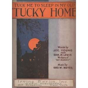  Sheet Music Tuck Me To Sleep In My Old tucky Home 61 
