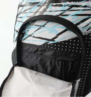 Roxy Silver Noble Trek Backpack Laptop Book Bag NEW NWT  