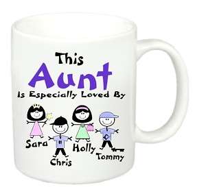 Personalized This Aunt Is Especially Loved Coffee Mug  