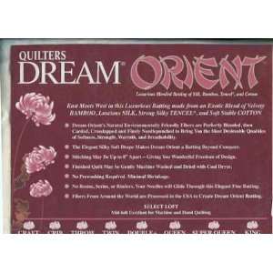   Select Dream Orient Quilt Batting Throw 60 X 60 Arts, Crafts & Sewing