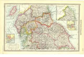 Title of map Northern England; Inset map of Isle of man; Northern 