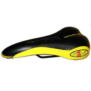  Selle Bassano Bicycle seat, Saddle, S2K Air, Black/Yellow 