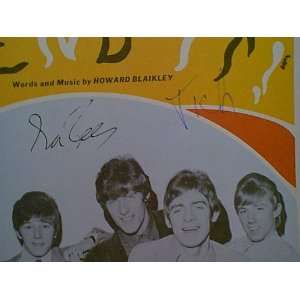   And Tich Sheet Music Signed Autograph Bend It 1966