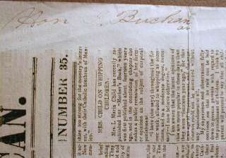   Newspaper THE JACKSON REPUBLICAN Smithland KENTUCKY Buchanan  