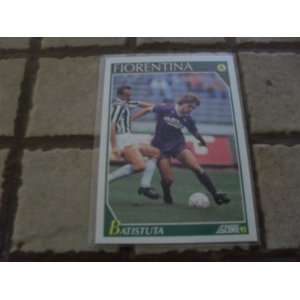  1991 Score Gabriel Batistuta #84 Rookie Soccer Card 