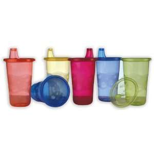 Nuby Wash or Toss Cups with Lids Baby