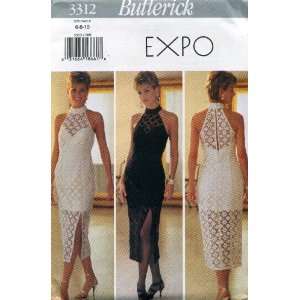   Expo Formal Dress Sewing Pattern #3312 Arts, Crafts & Sewing