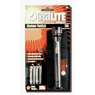    Greatlite Aluminum Flashlight With 2 AA Batteries Automotive