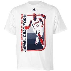  adidas Atlanta Hawks White 2010 NBA 6th Man Of The Year 