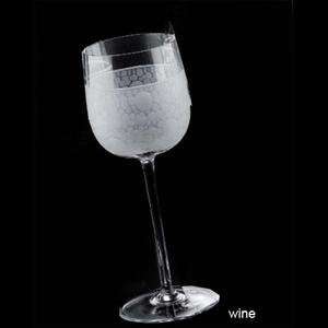  battuto wine glass set of 6 by salviati