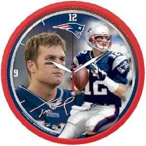  NFL Tom Brady Patriots Logo Wall Clock *SALE* Sports 
