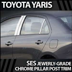  2008 2012 Toyota Yaris Hatchback 6pc. SES Chrome Pillar 