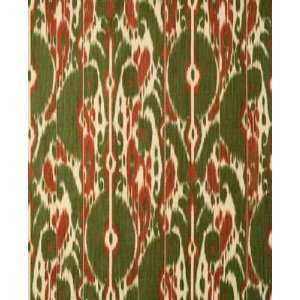  Bayadere Ikat   Fern/Tiger Lily Indoor Multipurpose Fabric 