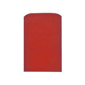  Flat Pocket Style Goodie Bag   Crimson Red   25 pack 
