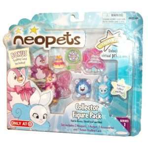 Collector Figure 3 Pack Set with 2 Neopets (Faerie BRUCE and Cloud 