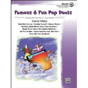  Alfred Famous & Fun Pop Duets Book 4 Book 4 Musical 