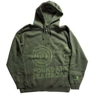  Foundation Sketchy Official ZIP Front Hoodie Sports 