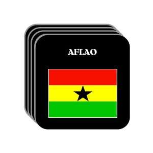  Ghana   AFLAO Set of 4 Mini Mousepad Coasters 