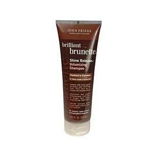 John Frieda Brilliant Brunette Shampoo, Shine Release Daily, 8.45 oz.