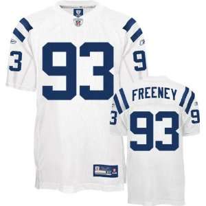  Freeney Jersey Reebok Authentic White #93 Indianapolis Colts Jersey 