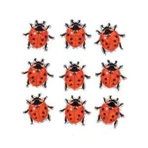   Classpak Stickers Ladybugs; 6 Items/Order Arts, Crafts & Sewing