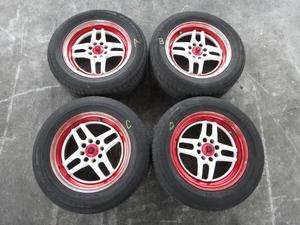 JDM 14 TOMS Toyota MR2 AW11 14x6J OFF+33 4x100 Wheels Rims RARE 