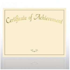  Foil Certificate Paper   Certificate of Achievement 