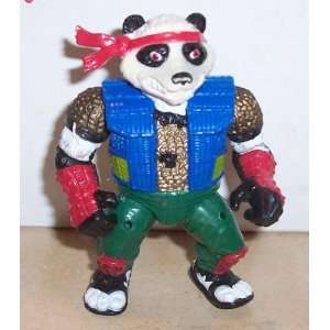  1990 TMNT Panda Khan Figure Teenage Mutant Ninja Turtles 