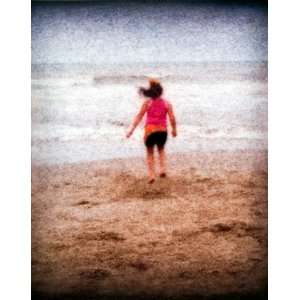  Beach Jumping Girl, Limited Edition Photograph, Home 
