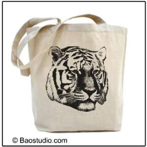  Siberian Tiger   Pop Art Canvas Tote Bag 
