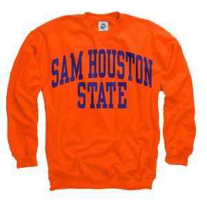  Sam Houston St. Bearkats Orange Arch Crewneck Sweatshirt 