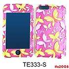 FOR IPOD TOUCH 2G 3G 2ND 3RD GEN TRANSPARENT BUTTERFLY PINK CASE COVER 
