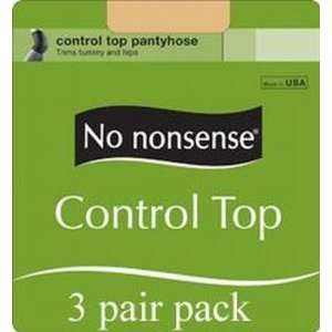  No Nonsense Control Top 3 Pack Tan Size Q (3 Pack) Health 