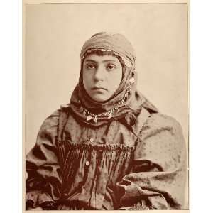  1893 Chicago Worlds Fair Portrait Bedouin Girl Dancer 