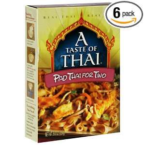 Taste of Thai Pad Thai for Two, 9 Ounce Boxes (Pack of 6)
