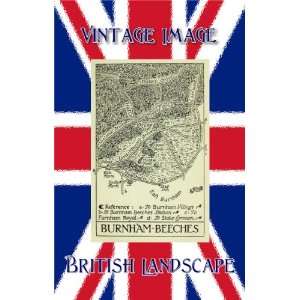   5cm x 5cm) Acrylic Fridge Magnet British Landscape Burnham Beeches