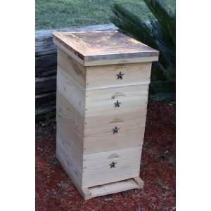  Copper Top Beehive   10 Frame Langstroth   Cedar   Honey 