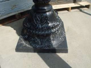 LARGE VICTORIIAN STYLE CAST IRON GRIFFIN URNS  