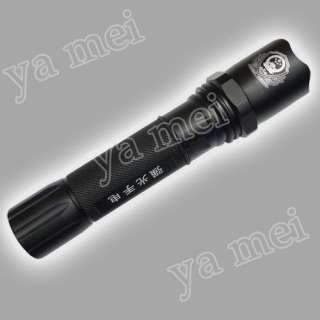 Adjustable Zoom 3W LED police Flashlight Torchlight  