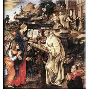   Bernard 28x30 Streched Canvas Art by Lippi, Filippino